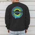 Baseball Dad With Modern Baseball Circles Men's Sweatshirt Back Print Baseball Dad With Modern Baseball Circles Men's Sweatshirt Back Print