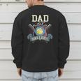 Dad Of Ballers Volleyball Baseball Dad Of Baller Dad Of Men's Sweatshirt Back Print
