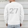 BASEBALL DAD CLASS OF 2027 BASEBALL DAD SWAG CLASS OF 27 Premium Men's Sweatshirt Back Print BASEBALL DAD CLASS OF 2027 BASEBALL DAD SWAG CLASS OF 27 Premium Men's Sweatshirt Back Print