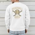 Baseball Dad Crossed Bats Cool Sports Fan Vintage Premium Men's Sweatshirt Back Print Baseball Dad Crossed Bats Cool Sports Fan Vintage Premium Men's Sweatshirt Back Print