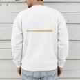 Baseball Dad Homerun Baseball Lovers Father Fathers Day Premium Men's Sweatshirt Back Print