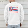 Baseball Dad For Men American Flag 4th Of July Fathers Day Premium Men's Sweatshirt Back Print Baseball Dad For Men American Flag 4th Of July Fathers Day Premium Men's Sweatshirt Back Print