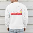 Baseball Dad Baseball Pop Art Baseball Sport Team Premium Men's Sweatshirt Back Print Baseball Dad Baseball Pop Art Baseball Sport Team Premium Men's Sweatshirt Back Print