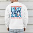 In My Baseball Papa Era Groovy Baseball Dad Family Matching Raglan Baseball Tee Men's Sweatshirt Back Print In My Baseball Papa Era Groovy Baseball Dad Family Matching Raglan Baseball Tee Men's Sweatshirt Back Print