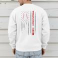 Father's Day USA Flag Patriotic Baseball Dad Premium Men's Sweatshirt Back Print Father's Day USA Flag Patriotic Baseball Dad Premium Men's Sweatshirt Back Print