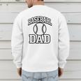 Minimalist Baseball Dad Men's Sweatshirt Back Print Minimalist Baseball Dad Men's Sweatshirt Back Print
