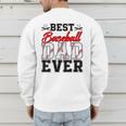 Retro Best Baseball Dad Ever Daddy Happy Fathers Day Men Men's Sweatshirt Back Print Retro Best Baseball Dad Ever Daddy Happy Fathers Day Men Men's Sweatshirt Back Print