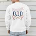 Vintage Baseball Dad Humor Father's Day Sport Lovers Men's Sweatshirt Back Print Vintage Baseball Dad Humor Father's Day Sport Lovers Men's Sweatshirt Back Print