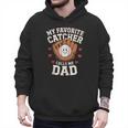 Baseball Dad Father's Day Catcher Men Men Hoodie Baseball Dad Father's Day Catcher Men Men Hoodie