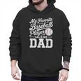 Baseball Dad My Favorite Baseball Player Calls Me Dad Men Hoodie