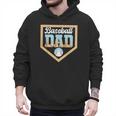 Baseball Dad Ice Cream Drip Home Plate Cool Fathers Day Men Hoodie Baseball Dad Ice Cream Drip Home Plate Cool Fathers Day Men Hoodie