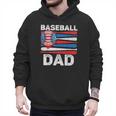 Baseball Dad For Men American Flag 4th Of July Fathers Day Men Hoodie Baseball Dad For Men American Flag 4th Of July Fathers Day Men Hoodie