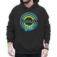 Baseball Dad With Modern Baseball Circles Men Hoodie