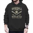 Baseball Dad Regular Dad Only Cooler Father's Day Baseball Men Hoodie
