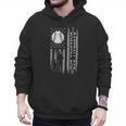 Baseball Dad Silhouette Bat Flag Stars Men Hoodie Baseball Dad Silhouette Bat Flag Stars Men Hoodie