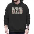 Baseball Dad Vintage For Sports Fan Or Proud Father Men Hoodie