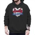 Daddy Of The Rookie Baseball Dad Retro Love Heart Birthday Men Hoodie Daddy Of The Rookie Baseball Dad Retro Love Heart Birthday Men Hoodie