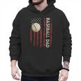 Fathers Day Baseball Dad USA Flag For Dad Men Baseball Men Hoodie Fathers Day Baseball Dad USA Flag For Dad Men Baseball Men Hoodie
