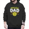 Softball Dad Just Like A Baseball Dad Player Men Hoodie Softball Dad Just Like A Baseball Dad Player Men Hoodie