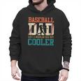 Vintage Baseball Dad Like a Regular Dad But Cooler Men Men Hoodie