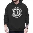 Vintage That's My Boy 10 Proud Baseball Dad Father's Day Men Hoodie Vintage That's My Boy 10 Proud Baseball Dad Father's Day Men Hoodie
