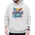Retro Baseball Dad Dripping Ice Cream Father's Day Men Hoodie Retro Baseball Dad Dripping Ice Cream Father's Day Men Hoodie