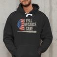 4th Of July Baseball Fan I Yell Because I Care Baseball Dads Men Hoodie