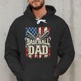 Baseball Dad American USA Flag Dada Men Baseball Fathers Day Men Hoodie Baseball Dad American USA Flag Dada Men Baseball Fathers Day Men Hoodie