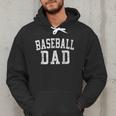 Baseball Dad Classic Bold Font Father's Day Daddy Men Hoodie Baseball Dad Classic Bold Font Father's Day Daddy Men Hoodie