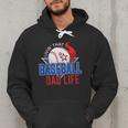 Baseball Dad Life Happy Fathers Day Dad Daddy Baseball Lover Men Hoodie Baseball Dad Life Happy Fathers Day Dad Daddy Baseball Lover Men Hoodie