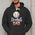 Baseball Dad Quote Father's Day Sports Men Hoodie