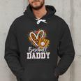Baseball Daddy Leopard Heart Colorful Men Hoodie