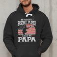 My Favorite Baseball Player Calls Me Papa Baseball Dad Men Hoodie My Favorite Baseball Player Calls Me Papa Baseball Dad Men Hoodie