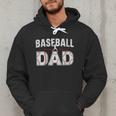 Softball Ball Dad Baseball Dad Parent Fathers Day Baseball Men Hoodie