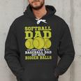 Softball Dad Just Like A Baseball Dad Team Men Hoodie Softball Dad Just Like A Baseball Dad Team Men Hoodie