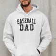 Baseball Dad Birthday Classic Bold Font Baseball Daddy Men Hoodie