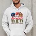 Baseball Dad Camo Father's Day Baseball Stuff Men Premium Men Hoodie