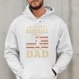My Favorite Baseball Player Calls Me Dad Baseball Dad Premium Tri-Blend Men Hoodie