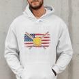 Softball Dad Like A Baseball Dad With Bigger Balls Sport Dad Premium Men Hoodie