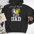 Ball Dad Softball Baseball Dad Daddy Men Hoodie