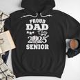 Proud Dad Class Of 2025 Graduation Senior Baseball Dad Men Hoodie