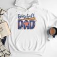 Baseball Dad Game Day Fathers Day Men Hoodie