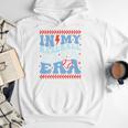 In My Baseball Papa Era Groovy Baseball Dad Family Matching Premium Men Hoodie