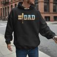 1 Dad Baseball Ice Cream Drip Fathers Day Baseball Daddy Men Hoodie