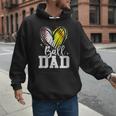 Ball Dad Softball Baseball Dad Daddy Men Hoodie