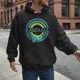 Baseball Dad With Modern Baseball Circles Men Hoodie