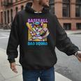 Baseball Dad Squad Fox On The Bat Men Hoodie