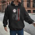 Father's Day USA Flag Patriotic Baseball Dad Men Hoodie Father's Day USA Flag Patriotic Baseball Dad Men Hoodie
