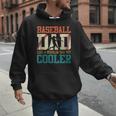 Vintage Baseball Dad Like a Regular Dad But Cooler Men Men Hoodie