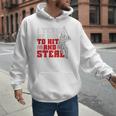 Baseball Dad Teach Kids Hit And Steal Softball Game Premium Tri-Blend Men Hoodie Baseball Dad Teach Kids Hit And Steal Softball Game Premium Tri-Blend Men Hoodie